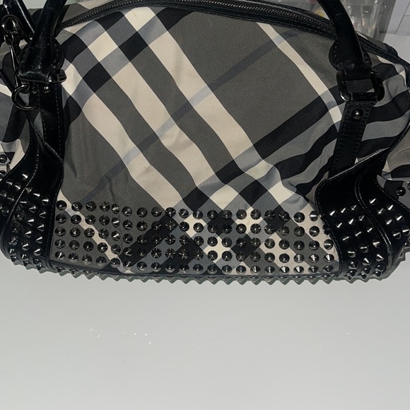 Authentic Burberry Satchel with Spikes - Picture 3 of 11